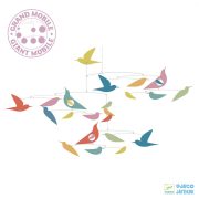   Multicolored birds – Sokszínű madarak Djeco függődísz - 4375