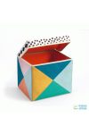 Geometry toy box - Formák Djeco tárolódoboz, és ülőke - 4481