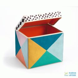   Geometry toy box - Formák Djeco tárolódoboz, és ülőke - 4481