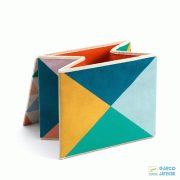 Geometry toy box - Formák Djeco tárolódoboz, és ülőke - 4481