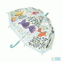 Virágos és madaras Djeco gyerek esernyő