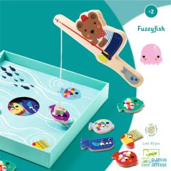   Fuzzyfish horgászjáték, Djeco készségfejlesztő társasjáték - 1613 (2-5 év)