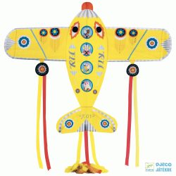   Maxi Plane, Egyzsinóros Djeco óriás repülő papírsárkány, kerti játék - 2161