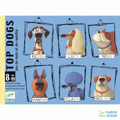Top Dogs - Nagykutyák Djeco szótagolós kártyajáték - 5099