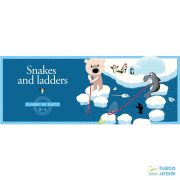 Snake and ladders jeges Djeco kígyók és létrák társasjáték
