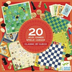   Classic box 20 db-os Djeco klasszikus társasjáték gyűjtemény