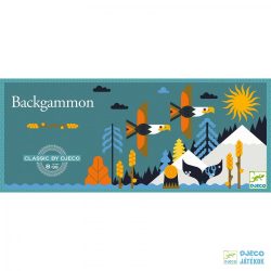   Backgammon, Djeco kétszemélyes stratégiai játék (8-99 év) - 5235