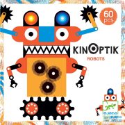 Kinoptik Robots robotos 58 db-os Djeco mozgó optikai puzzle
