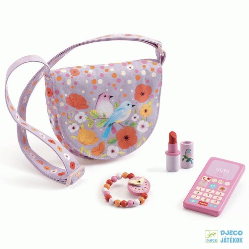 Birdie's bag and accessories - Madaras Djeco kézitáska kiegészítőkkel - 6686