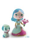 Arty Toys, Luna & Blue (Djeco, 6765, hercegnő figura kiskutyával, 3-12 év)