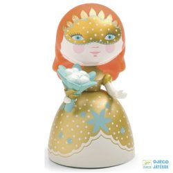   Arty Toys, Princess Barbara (Djeco, 6770, limitált szériás hercegnő bábu, 7x11x6cm, 6-12 év)