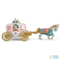   Arty Toys Mila & Ze carrosse Djeco hercegnő figura hintóval - 6788