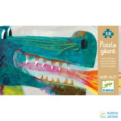   Óriás puzzle, Sárkány (Djeco, 7170, 58 db-os puzzle, 5-8 év)