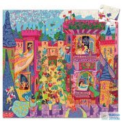 The fairy castle tündérkastély 54 db-os Djeco formadobozos puzzle