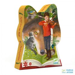   Peter and the Wolf, Péter és a farkas 50 db-os Djeco formadobozos puzzle - 7309