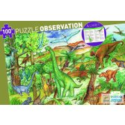 Dinosaurs Dínós 100 db-os Djeco képkereső puzzle