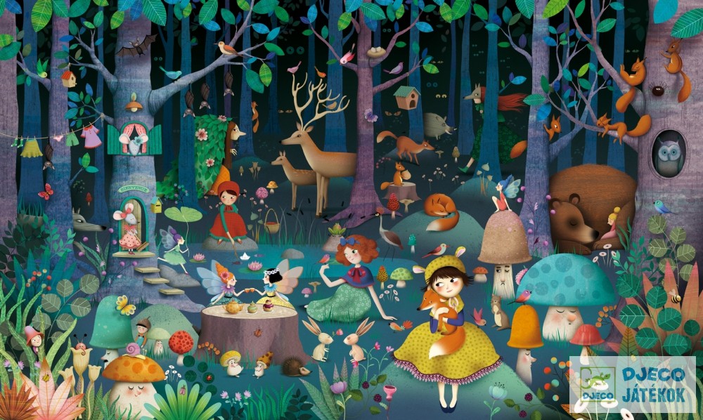 Djeco - Enchanted Forest Observation Puzzle