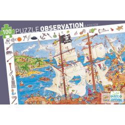 Pirates Kalózos 100 db-os Djeco képkereső puzzle