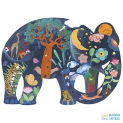 Elephant 150 db-os elefántos Djeco Art művészi puzzle