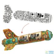 Csináld magad! – Felfújható repülőgép készítő Djeco kreatív készlet - Tot he sky - 7948