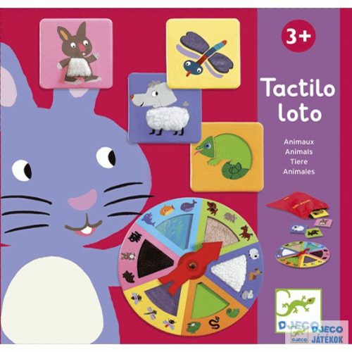 Tactilo loto animals Djeco tapintós játék