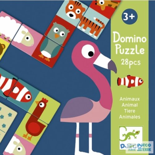 Animo-puzzle állat kirakós Djeco domino