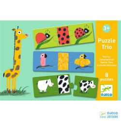   Naked animals, Állati mintázatok Djeco párosító trio puzzle - 8186