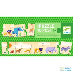   Small and big, Kicsi és nagy Djeco 10 db-os sorozat puzzle - 8189