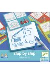 Rajzolás lépésről lépésre fiúknak Djeco Step by Step Arthur and Co