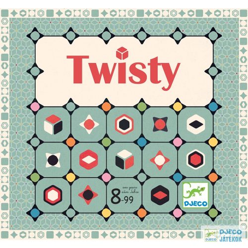Twisty színkígyózás lólépésben Djeco stratégiai társasjáték 