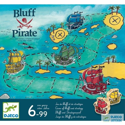 Bluff Pirate – Djeco, blöffölős társasjáték - 8417