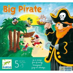   Big Pirate (Djeco, 8423, kalózos, kincsrablós stratégiai társasjáték, 5-9 év)