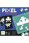 Pixel Tangram (Djeco, 8443, logikai képkirakó játék, 7-12 év)