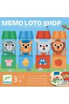 Mémo loto shop - Bevásárlós  Djeco lotto játék - 8537
