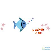 Fish rainbows szivárványos halak Djeco csillámkép készítő