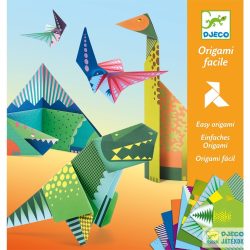   Origami, Dinoszauruszok (Djeco, 8758, hajtogatós kreatív játék, 5-12 év)
