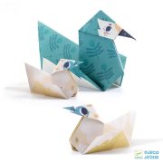 Origami, Állat családok (Djeco, 8759, hajtogatós kreatív játék, 5-12 év)