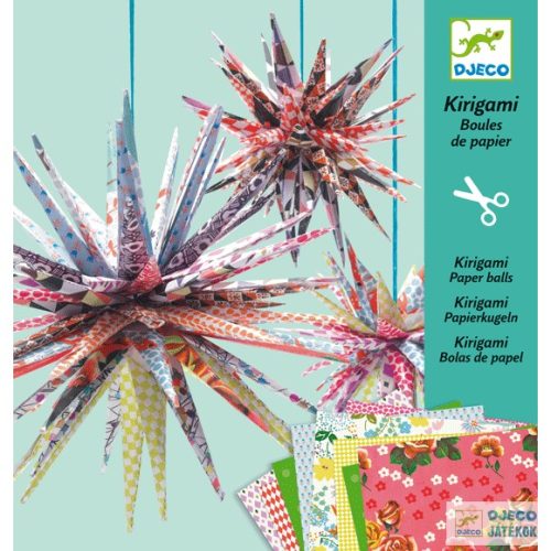 Origami, Csillagok (Djeco, 8765, kirigami kreatív játék, 8-14 év)
