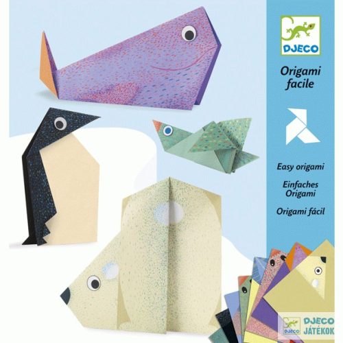 Origami, A sarkkör állatai (Djeco, 8777, kreatív játék, 5-10 év)