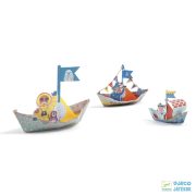 Origami, Úszó hajók (Djeco, 8779, kreatív játék, 6-11 év)