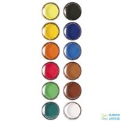 12 klasszikus színű festék (Djeco, 8803, kreatív készlet, 5-12 év)
