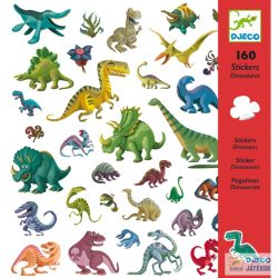   Matricák, Dinoszauruszok (Djeco, 8843, 160 db-os matricakészlet, 4-8 év)