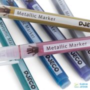 Metalic markers 6 db-os metálfényű Djeco filctoll