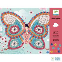   Mozaik kirakó, Pillangók (Djeco, 8898, kreatív készlet, 4-8 év) 