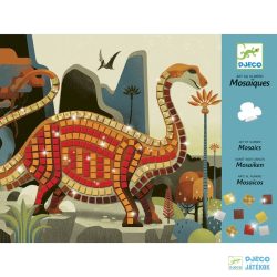   Mozaik kirakó, Dinoszauruszok (Djeco, 8899, kreatív készlet, 4-8 év)
