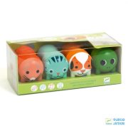 Kimosható babanyomda kicsiknek, Kerti állatok - Djeco kreatív játék - 9009
