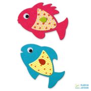 I love fishes halas matricás Djeco képkészítő kreatív játék