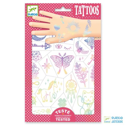 Lucky charms Tattoo színváltós bőrbarát Djeco tetoválás - 9596